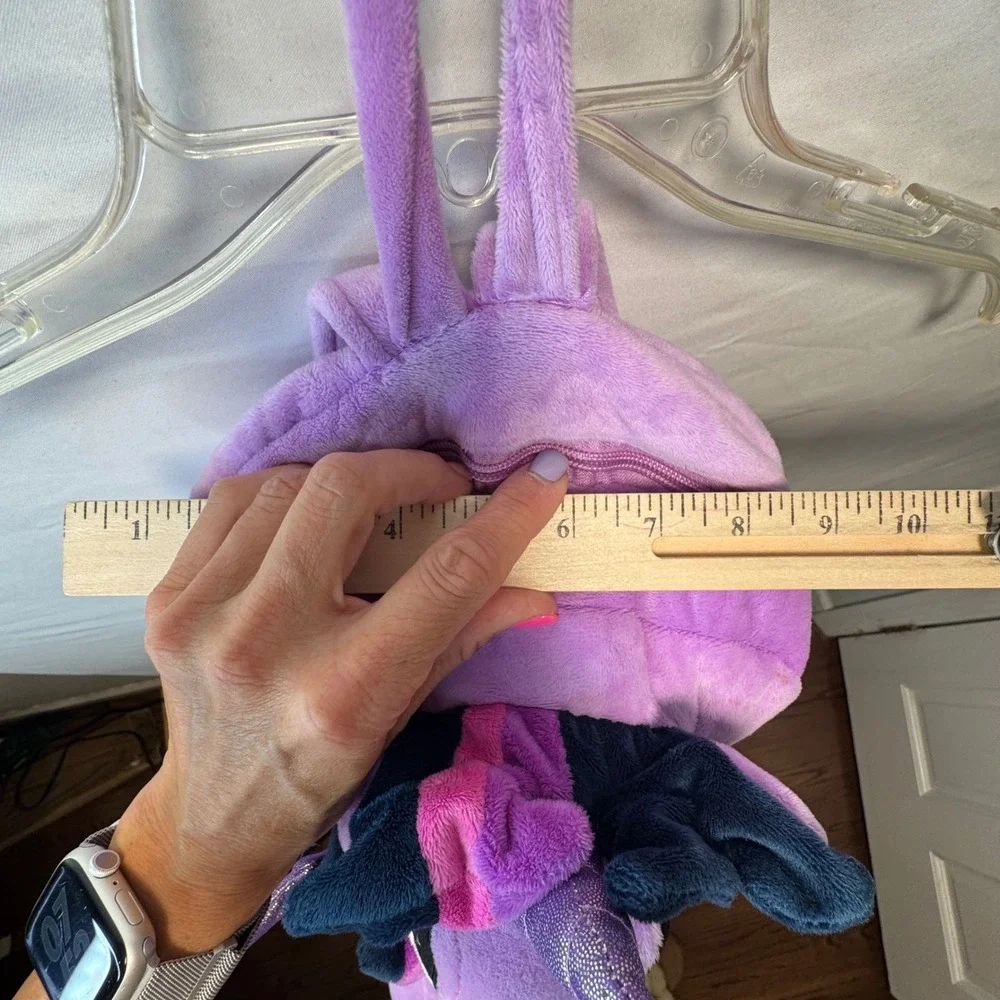 My Little Pony Backpack Twilight Sparkle Plush Purple Senior Bookbag Schoolbag